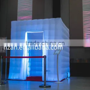 LED Inflatable Photo Booth Cube Tent for Wedding Decoration thumbnail-1