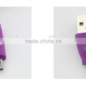 Mix Color Flashing Visible Luminous Smiling Face Micro USB Cable LED Glow Sync Data Charger Cables, Noodle Cables for Samsung thumbnail-6