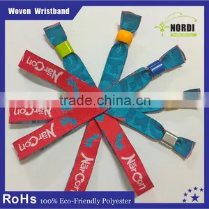 Promotional Custom Woven Security Wristbands for Events thumbnail-2