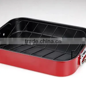 Carbon Steel Non-stick Roaster Pan With Rack thumbnail-1