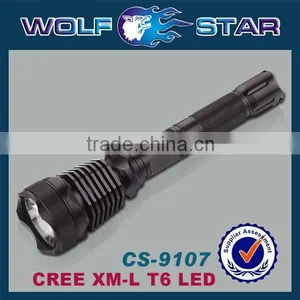 Rechargeable Police Flashlight With CREE T6 LED thumbnail-1