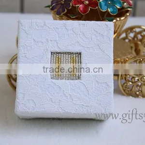 Wholesale Wedding Ring Holder Engagement Ring Boxes With Beaded Name Plate of H thumbnail-1