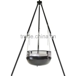 Adjustable and Swing Balcony Hanging Grill Charcoal Bbq thumbnail-2