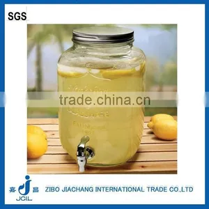 Huge Glass Mason Jar With a Tap thumbnail-1
