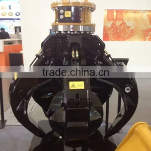 Hitachi Zx360h 5 Teeth Orange Peel Hydraulic Grapple thumbnail-2