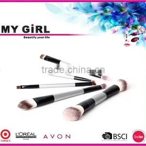 MY GIRL Cheapest Price Double End Side Synthetic Hair Makeup Brush Set Eyebrow Brush Blusher Eyelash Brush thumbnail-1