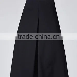 China Supplier Online Shopping New Arrival Fashion Black High Waisted Women Wide Leg Pants thumbnail-6