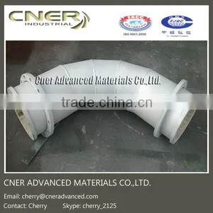 Hot Sale Alumina Ceramic Lined Pipe/Bend/Elbow For Mining thumbnail-1