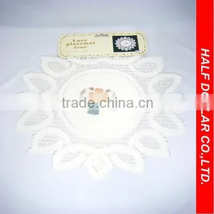 2pcs -High Quality Flower Lace Placemat For One Dollar Item, Hot Selling thumbnail-1