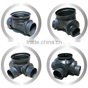 Factory Price HDPE Inspection Chamber Union Tee Elbow for Drainage System thumbnail-2