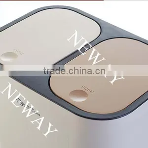 Professional Manufacturer for Plastic Double Lids Trash Can thumbnail-2