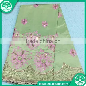 2016 Hot Sell African Lace Fabric African Bridal George Lace Styles for Garment thumbnail-4