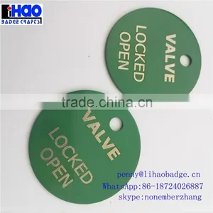 Shiny Gold Rectangle Shaped Metal Brand Logo Labels Design thumbnail-6