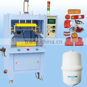 PLC System Control Pneumatic Automatic Hot Plate Plastic Card Board Hot Plate Welding Machine thumbnail-1