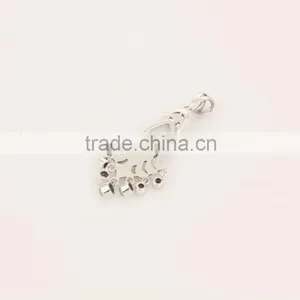 92.5 Silver Jewelry Dress Pendant Sterling Silver Necklace Jewelry thumbnail-4