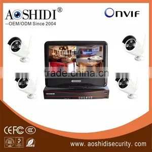 Wifi Mobile NVR 4CH 1080p P2P NVR Kit, Wireless CCTV Camera System thumbnail-1