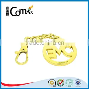 Popular Hollow Custom Metal Handbag Brand Logo Tag With Chain and Hook thumbnail-1