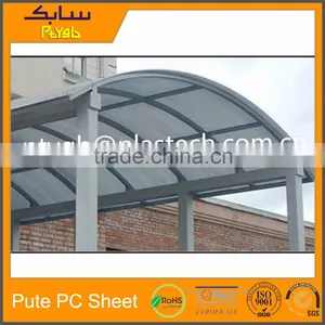 Sunshade for Flyover Covered Walkways Polycarbonate Roofing Sheets thumbnail-3