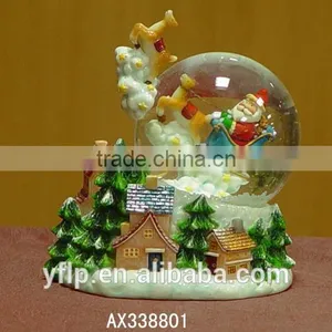 Plastic Snow Globe Home Decor Promotion Gifts Polyresin Craft Snow Globe,oem Craft thumbnail-2