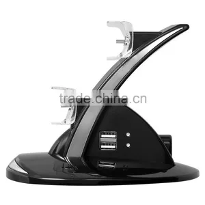 Dropshipping 2X Charging Dock Power And Play Charging System With LED Light For PS3 Controllers thumbnail-4