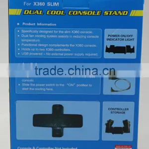 3in1 Vertical Stand With Dual Cooling Fans & Controller Storage For Xbox360 Slim/E thumbnail-6