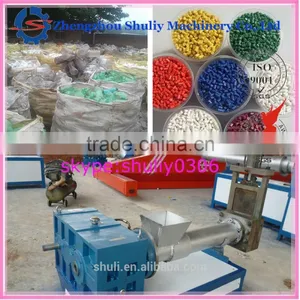 Recycle Plastic Granules Making Machine/ PE PP Film Pelletizing Machine / Film Granulating Machine 0086-13703827012 thumbnail-3