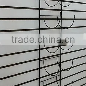 Large Wall Mounted Black Wrought Iron Wall Towel Rack Holder thumbnail-2