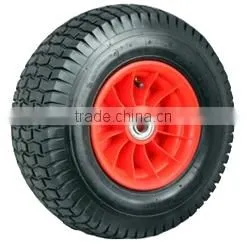 Top Quality 16x650-8 Plastic Centred Pneumatic Tubless Wheels for Lawn Garden thumbnail-1