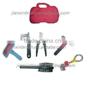 Cat And Dog Grooming Kit Comb Brush Nail Clipper Grooming Box thumbnail-1