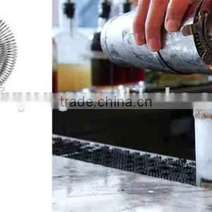 Cocktail Strainer-+-Stainless Steel Cocktail Bar Strainer With Long Handle thumbnail-1