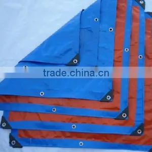 170 Gsm Waterproof PE Tarpaulin /180gsm Tarpaulin Within PP Rope Tarp thumbnail-2