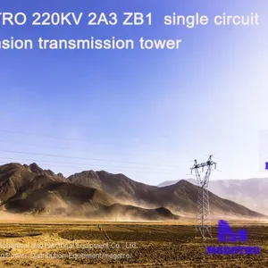 MEGATRO 220KV 2A3 ZB2 Single Circuit Suspension Transmission Tower thumbnail-2