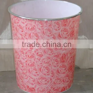 Decorative Office Trash Cans With Colored Coating thumbnail-2