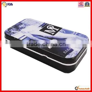 Rectangle Chocolate Flocking Gift Tin Box thumbnail-5