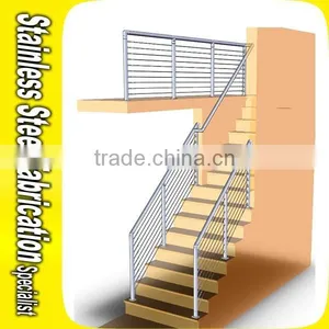 201 304 316 Stainless Steel Stair Industrial Handrail thumbnail-4