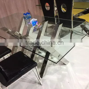 12mm Tempered Glass Dining Table thumbnail-3