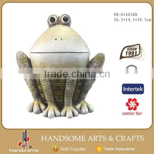 11.5 Inch Resin Home and Garden Decoration Animal Figurine Frog Statue Art Supply thumbnail-6