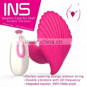 Stealthy Colorful Shell Double Vibrators thumbnail-4