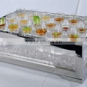 LED Lighting Juice Ice Tray Buffet Display thumbnail-1