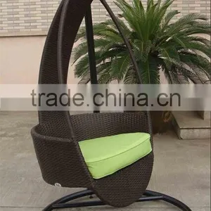 New Design Rattan Outdoor Garden Swing for Sale thumbnail-2