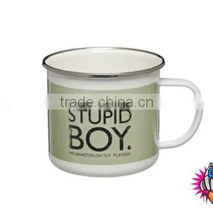 Customized Enamel Mug CAMPING TEA COFFEE MUG CUP thumbnail-3