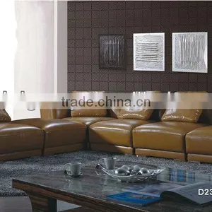 Bisini Luxury Modern Style Hotel Leather Corner Sofa (BG90455) thumbnail-1