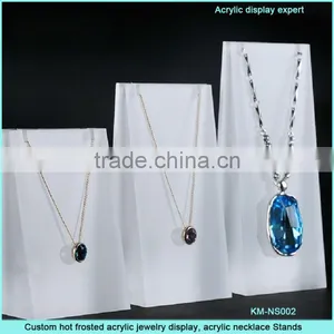 Custom Hot Frosted Acrylic Jewelry Display, Acrylic Necklace Stands thumbnail-1
