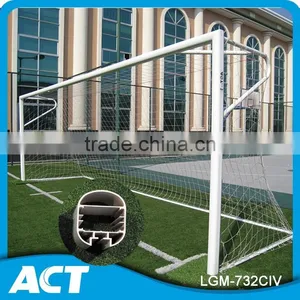 Standard Mitred Nut & Bolted Metal Adults Goals With Net thumbnail-2