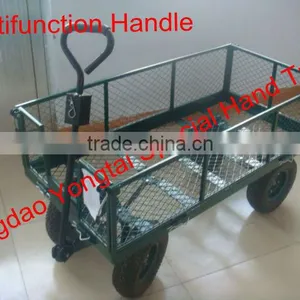 Steel Mesh Garden Wagon Cart thumbnail-6