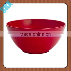 Customized Eco-friendly Feature and SGS Certification Round Soup Plastic Melamine Flower Bowl thumbnail-1