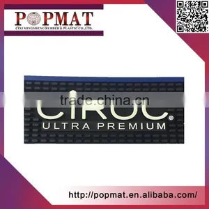 High Quality Customized Waterproof Soft Pvc Bar Mat With Promotion 3D Embossing Logo thumbnail-2