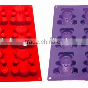 Little Bear Silicone Cookie Pan Cookie Tray / Mini Cake Moulds thumbnail-1
