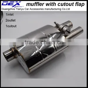 Performance Muffler With Exhaust Cutout Kit in Exhaust System thumbnail-2