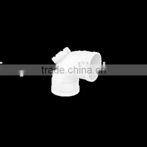 PVC 90deg Elbow With Port GB TY Factory Price Manufacturer Good Quality Fitting UPVC Rubber Joint Plastic Fitting for Drainage thumbnail-2